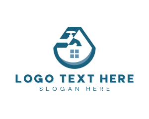 Spigot - Faucet Home Plumbing logo design