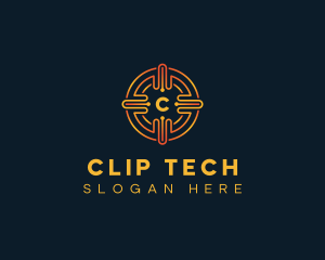 Tech Circuit Fintech logo design