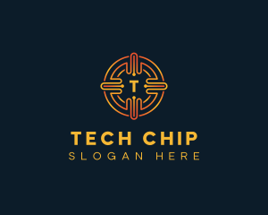 Tech Circuit Fintech logo design