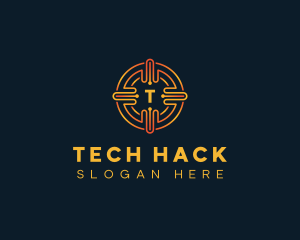 Tech Circuit Fintech logo design