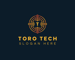 Tech Circuit Fintech logo design