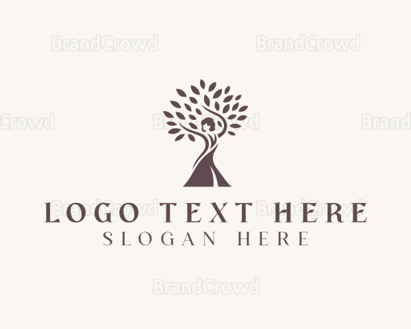 Wellness Woman Tree Logo