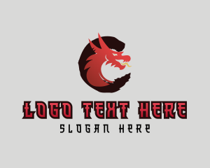Team - Dragon Head Beast logo design