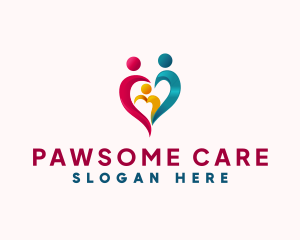 Family Heart Care logo design