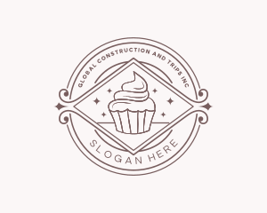 Cafe - Cupcake Dessert Cafe logo design