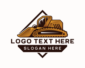 Heavy Machinery - Industrial Loader Contractor logo design