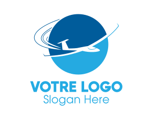 Tourism Travel Airplane  Logo