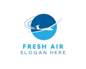 Tourism Travel Airplane  logo design