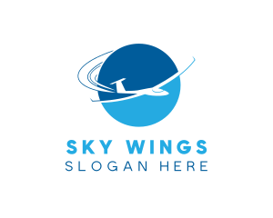 Tourism Travel Airplane  logo design