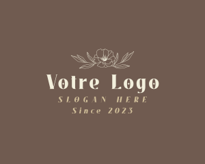 Skincare - Floral Luxury Business logo design
