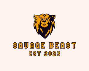 Beast Bear Grizzly logo design