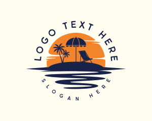 Beach Umbrella Chair Logo