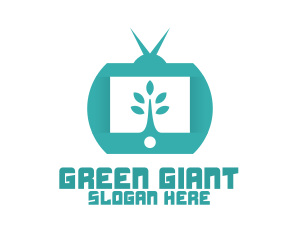 Green Nature TV Channel logo design