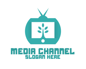 Channel - Green Nature TV Channel logo design