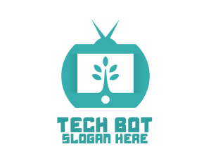 Android - Green Nature TV Channel logo design