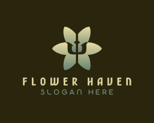 Flower Psychology Wellness logo design