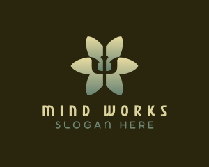 Psychology - Flower Psychology Wellness logo design