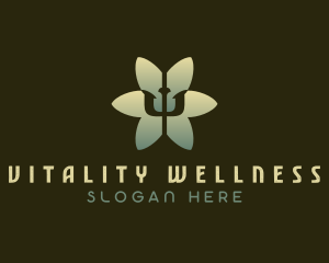 Flower Psychology Wellness logo design