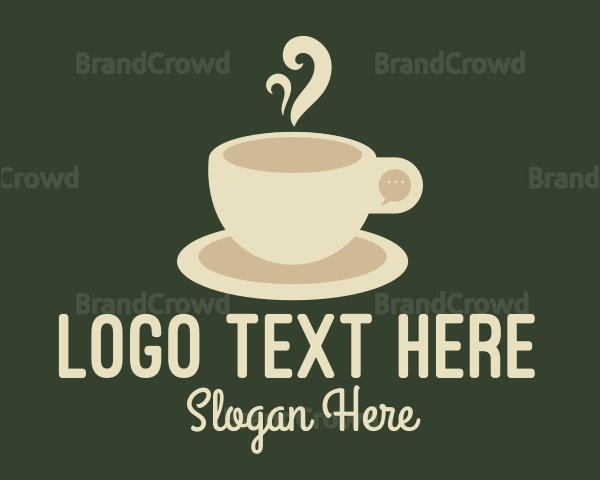 Cream Coffee Chat Logo