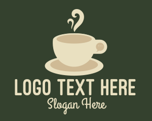 Americano - Cream Coffee Chat logo design