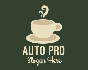 Americano - Cream Coffee Chat logo design