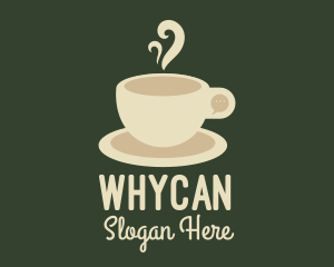 Message - Cream Coffee Chat logo design