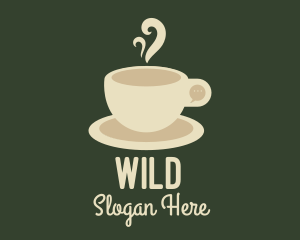 Cappuccino - Cream Coffee Chat logo design