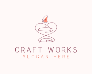 Candle Maker Decoration logo design