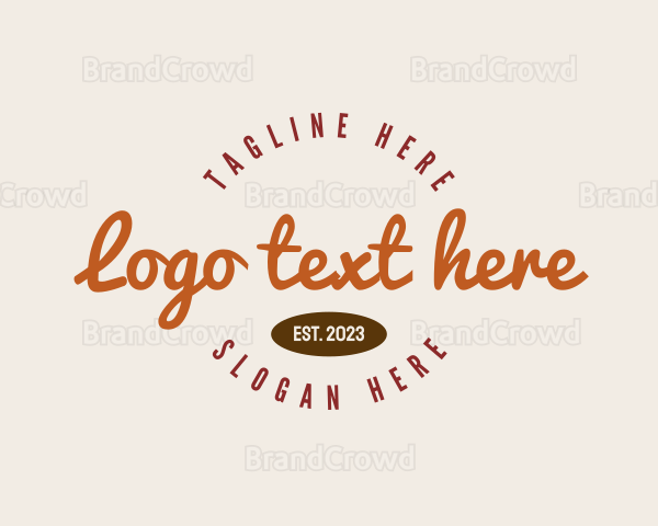 Script Quirky Business Logo