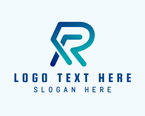 Social Media - Generic Company Letter R logo design