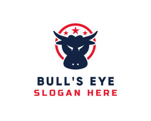Bull - Cattle Bull Star logo design