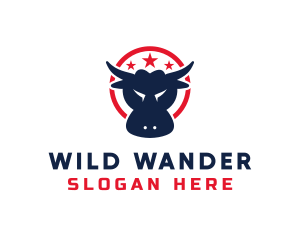 Wild Bull Star logo design