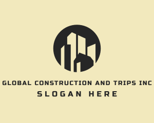 Building - Skyline Building Property Developer logo design