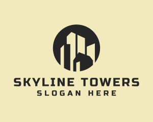 Skyline Building Property Developer logo design