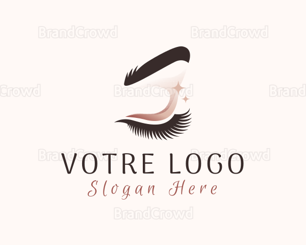 Pretty Feminine Eyelashes Logo