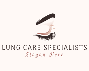 Pretty Feminine Eyelashes logo design