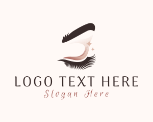 Pretty Feminine Eyelashes Logo