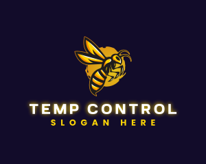 Wasp Sting Insect logo design