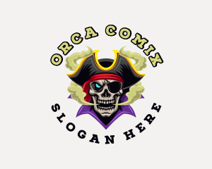 Pirate Captain Gaming Logo