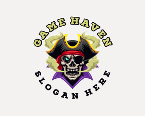Pirate Captain Gaming logo design