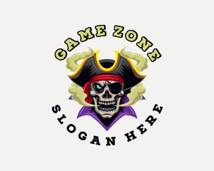 Pirate Captain Gaming logo design