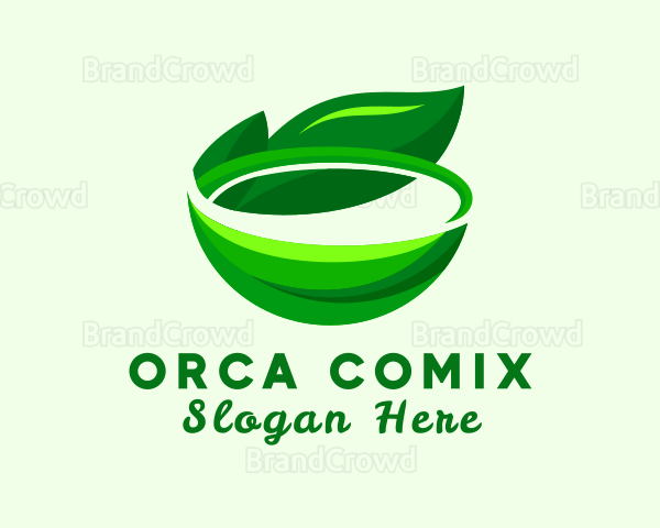 Organic Vegan Bowl Logo