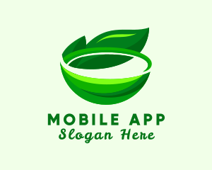 Healthy Restaurant - Organic Vegan Bowl logo design