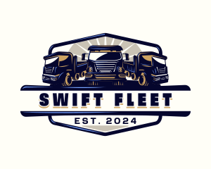 Fleet - Truck Cargo Fleet logo design