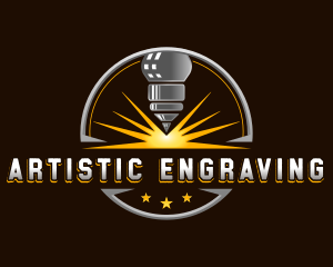 Engraving - Engraving Laser Equipment logo design