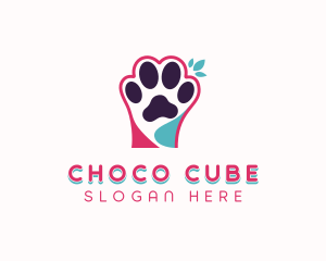 Veterinarian Pet Paw Logo