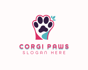 Veterinarian Pet Paw logo design