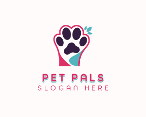 Veterinarian Pet Paw logo design