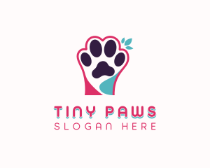 Veterinarian Pet Paw logo design