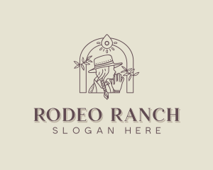 Western Cowgirl Saloon logo design